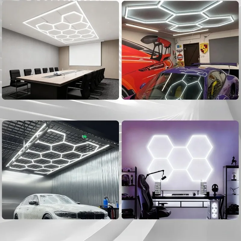 

Car Wash Beauty Station Light Car Wash Shop House Repair Garage Special Light Honeycomb Led Lights Ceiling Light Lights for Room