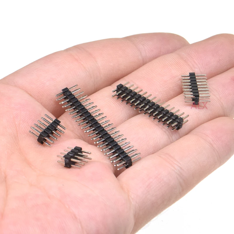 10PCS 2.0MM dip 2*2/3/4/5/6/7/8/9/10/12/16/20/40/ PIN double row PIN HEADER MALE Strip Connector 2X/6/8/10/20