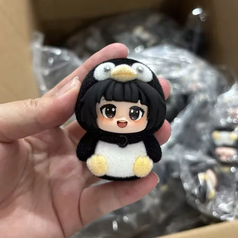 

Anime Gugu Gaga Penguin Doll Cute Flocked Figurine Desktop Ornament Computer Decoration For Anime Fans Collection Home Decor