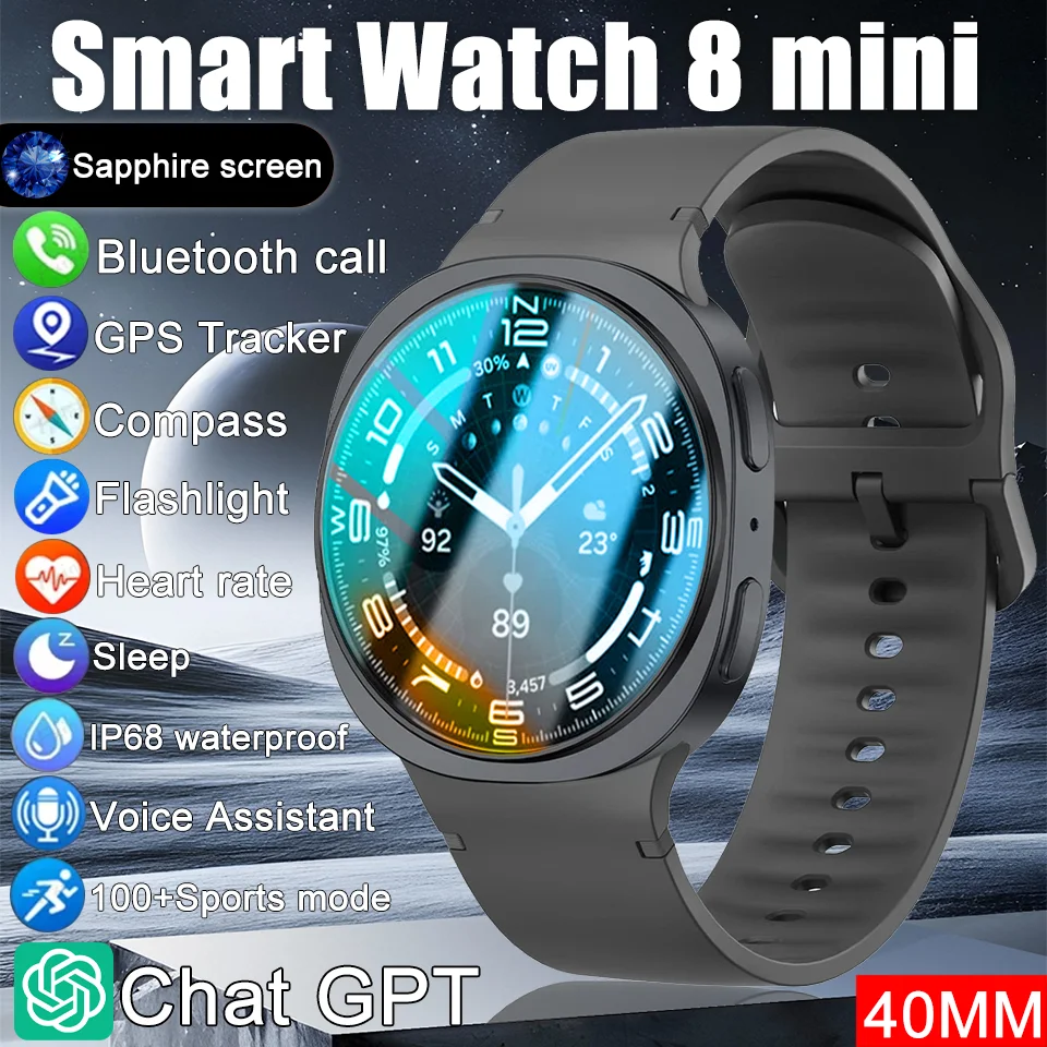 

Ваш здоровый партнер, новые умные часы 8, мини-Bluetooth, мониторинг здоровья, мужские и женские умные часы, подарок для Android IOS