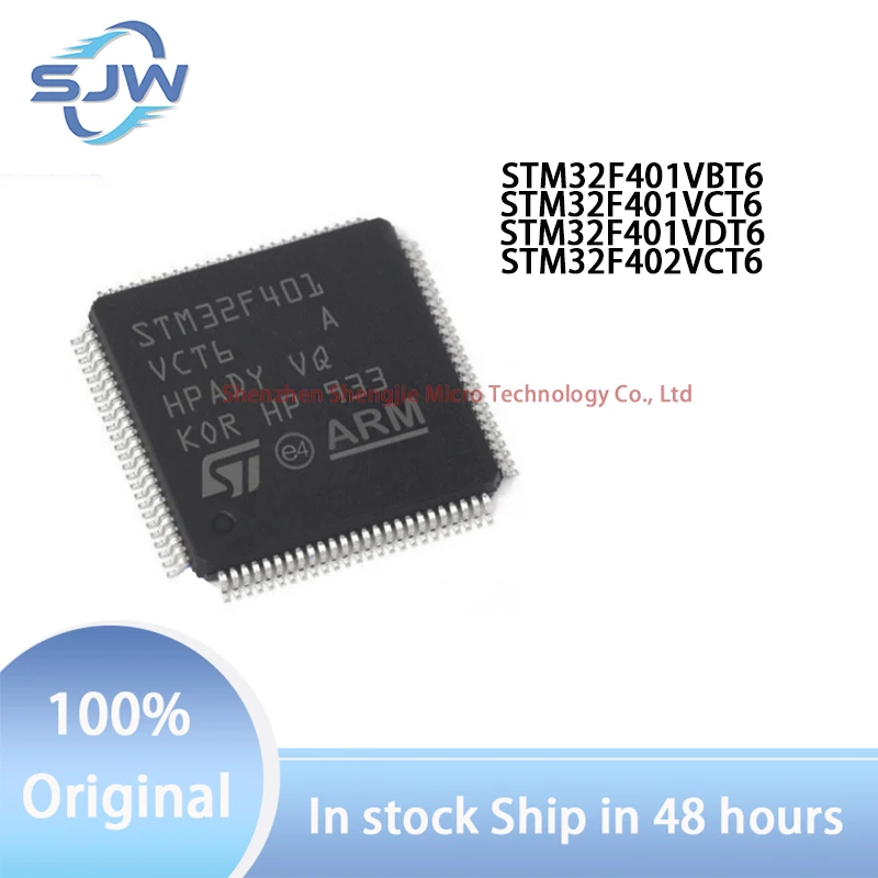 

STM32F401VBT6 STM32F401VCT6 STM32F401VDT6 STM32F402VCT6 encapsulation LQFP100 32-bit microcontroller chip