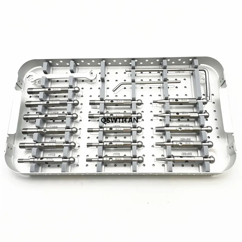 QSWTITAN Screw Extractor Intramedullary Nail Removal Kit Veterinary Orthopedic Instruments for Pet Bone Fracture