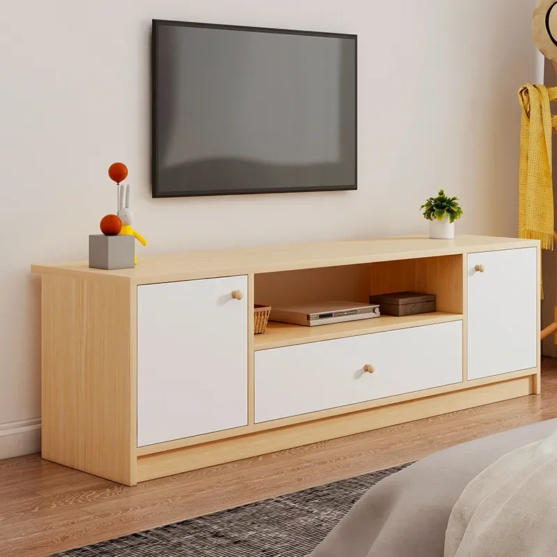 for Coffee Table TV Cabinet Combination Simple Modern Light Luxury Floor Cabinet Simple Storage Size Apartment Bedroom Floor