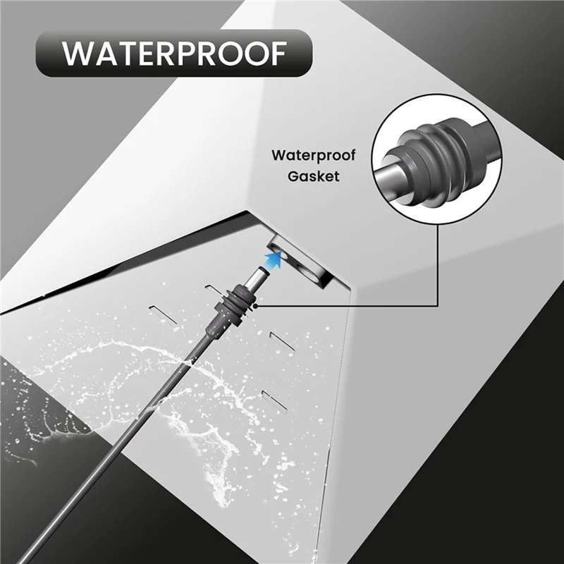 AS95-2X para starlink mini dc para cabo de extensão dc cabo à prova dwaterproof água para starlink spacex mini cabo de alimentação dc 3 metros/9.84 pés
