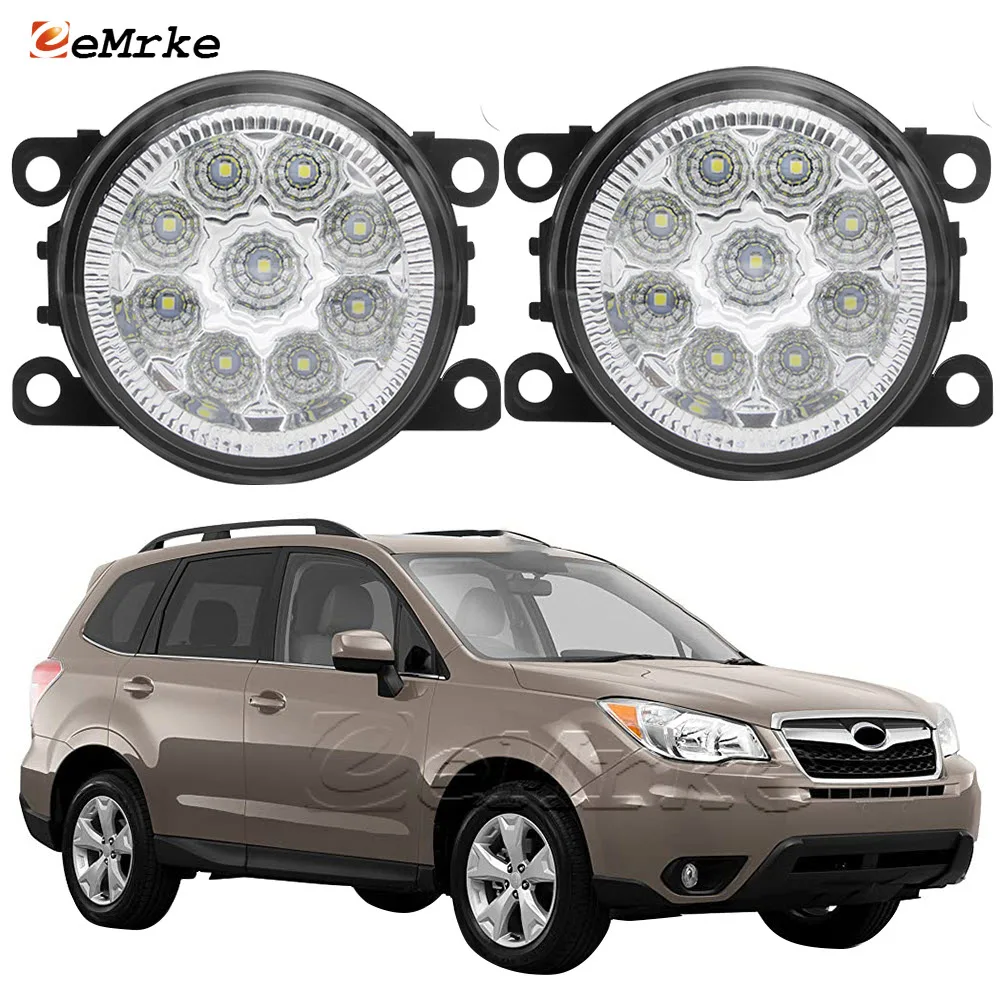 

Led Car Daytime Running Light For Subaru Forester XC 2014 2015 2016 2017 LED H11 H8 12V 55W Halogen Fog Lights Assembly DRL