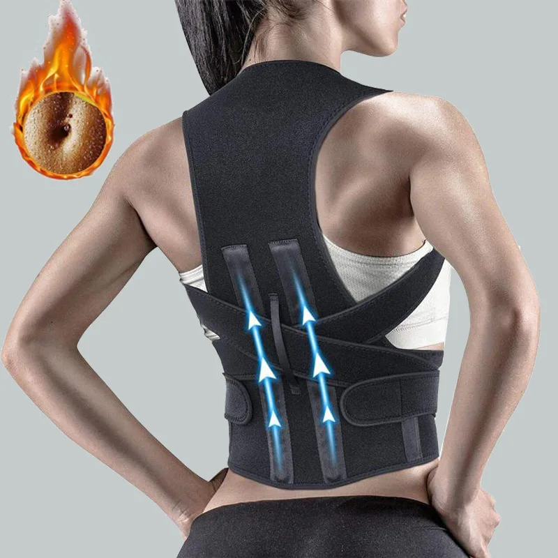 

Back Brace Posture Corrector for Women & Men Back Lumbar Support Shoulder Posture Support for Improve Posture & Back Pain Relief