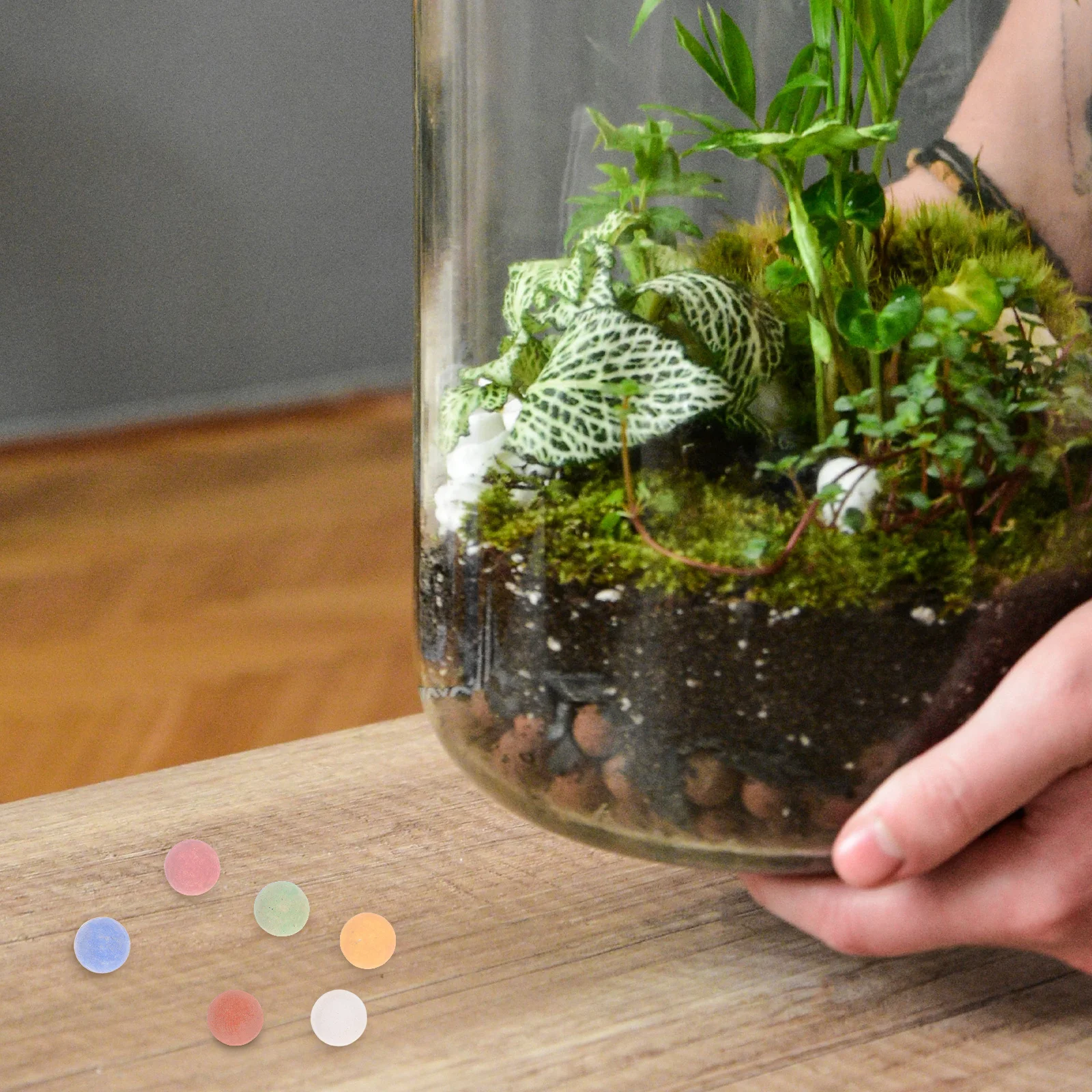 

Colorful Ceramsite Pebbles Hydroponic Clay Balls Decorative Stones for Succulent Planters Indoor Plant Drainage Transplanting