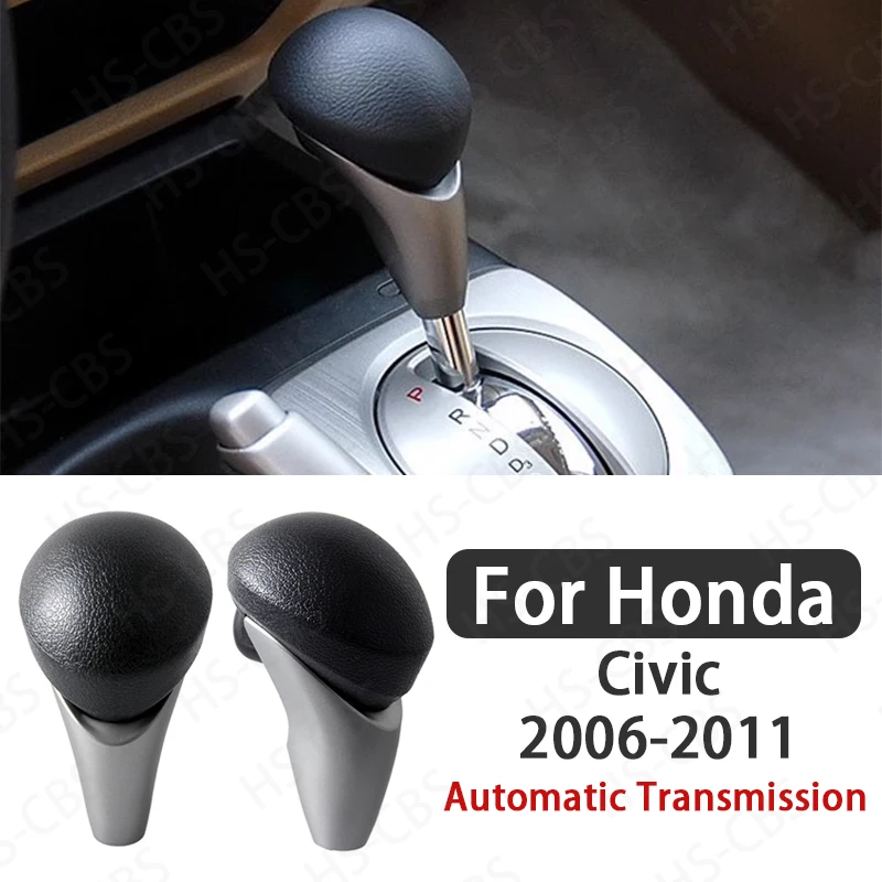 

Car Gear Shifter Knob Stick Head Automatic Transmission Replace Part For Honda Civic 2006-2011 Auto Interior Accessories