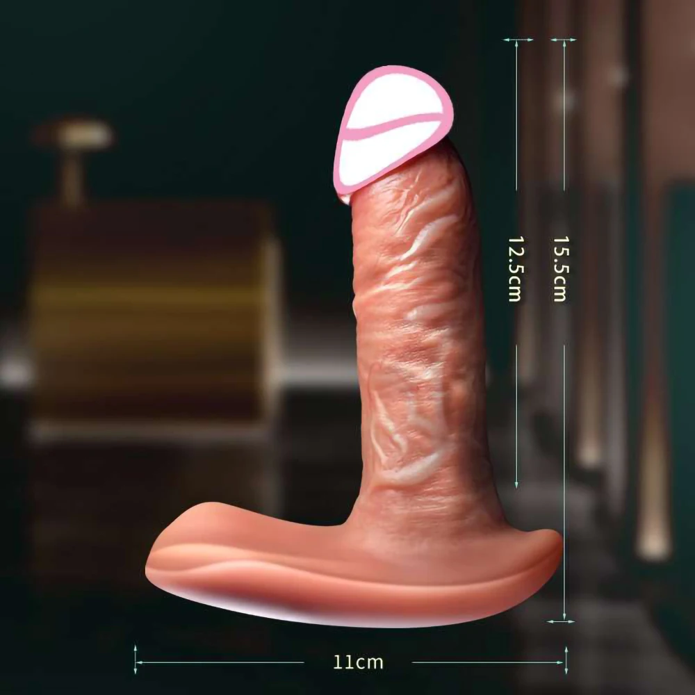 Remote Control Thrusting Real Silicone Dildo Vibrators for Adults Woman Telescopic Penis Female Vagina Masturbator Sex Toys