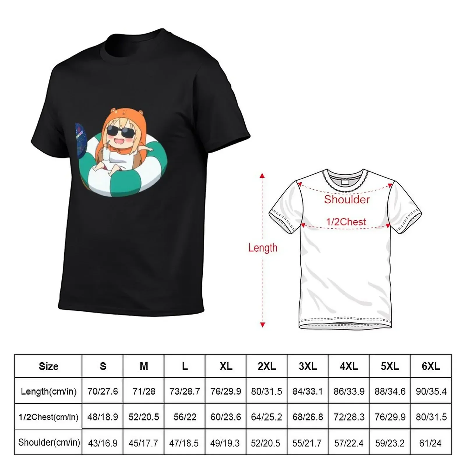 Umaru Chilling Himouto Umaru-chan T-Shirt anime stuff anime figures graphic t shirts mens t shirt graphic