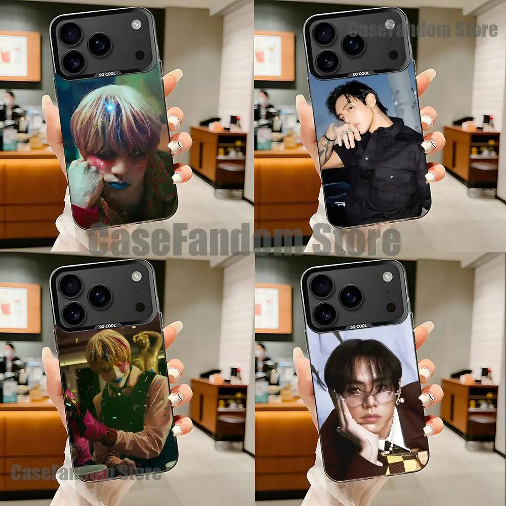 

Singer D-DPR I-Ian-S For iPhone 17,16,15,14,13,12,11,Pro,MAX,Plus Black Shockproof Candy Matte Cover