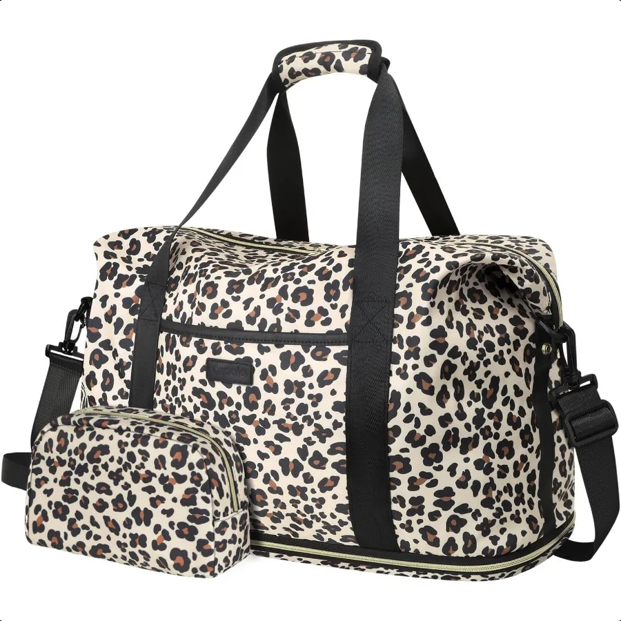

Expandable Travel Duffle Bags Weekender Overnight Bags for Women Men Hospital Bag for Women Labor Delivery with Toiletry Bag Wa