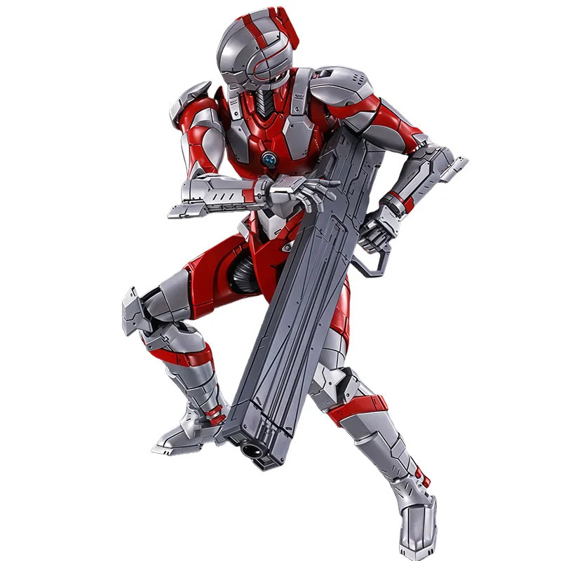 Bandai KIT MODELLO originale Figura-aumento Standard Shinjiro Hayata Anime Action Figure Modello di assemblaggio Giocattoli Modello Regali per ragazzi