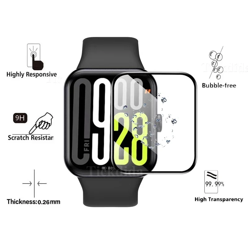 زجاج مقسى ناعم لهاتف Huami Amazfit Bip 6 طبقة رقيقة واقية لملحقات واقي الشاشة Amazfit Bip6 Bip 6