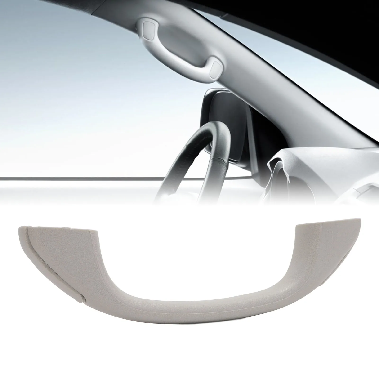 مقبض انتزاع عمود مقبض سقف عمود 74611‐0K040‐A0 مقاوم للأوساخ لمسة مريحة لـ Vigo Mk6 Sr5 2005 إلى 2013 #3