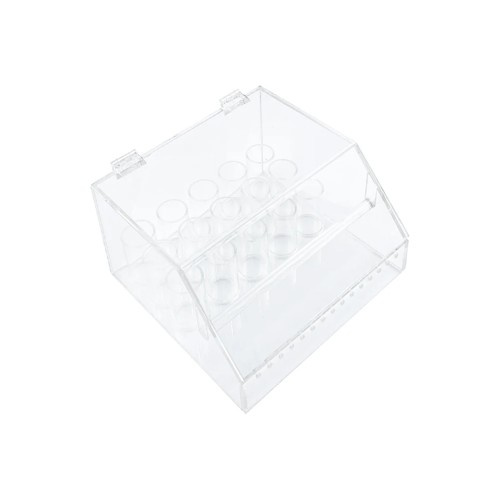 Dental Elastic Power Chain Organizer Storage Box Orthodontic Ligature Tie Box Holder Dentistry Acrylic Placing Case Container