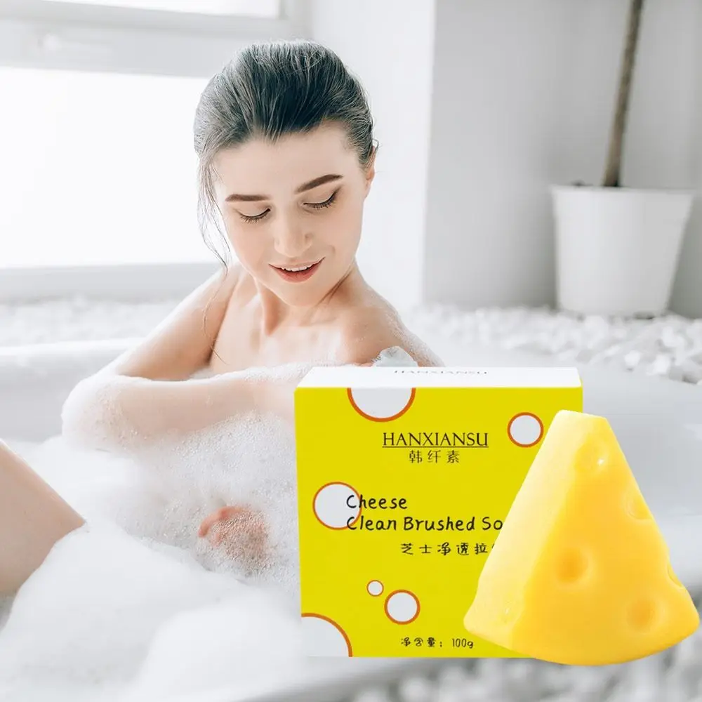 

Новое мыло для удаления сырных клещей, треугольное мыло для умывания лица с пузырьковой сеткой, мыло для ванны