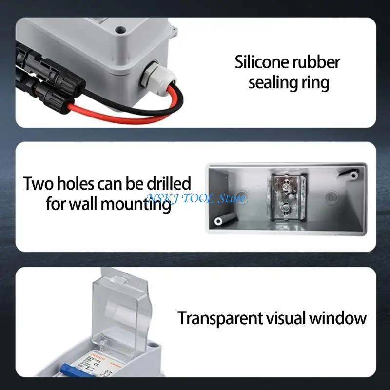 L8RC Hard Solar Combiner Box Waterproof Distribution Box For Large Scale Photovoltaic Facilities & Residential Solar Systems