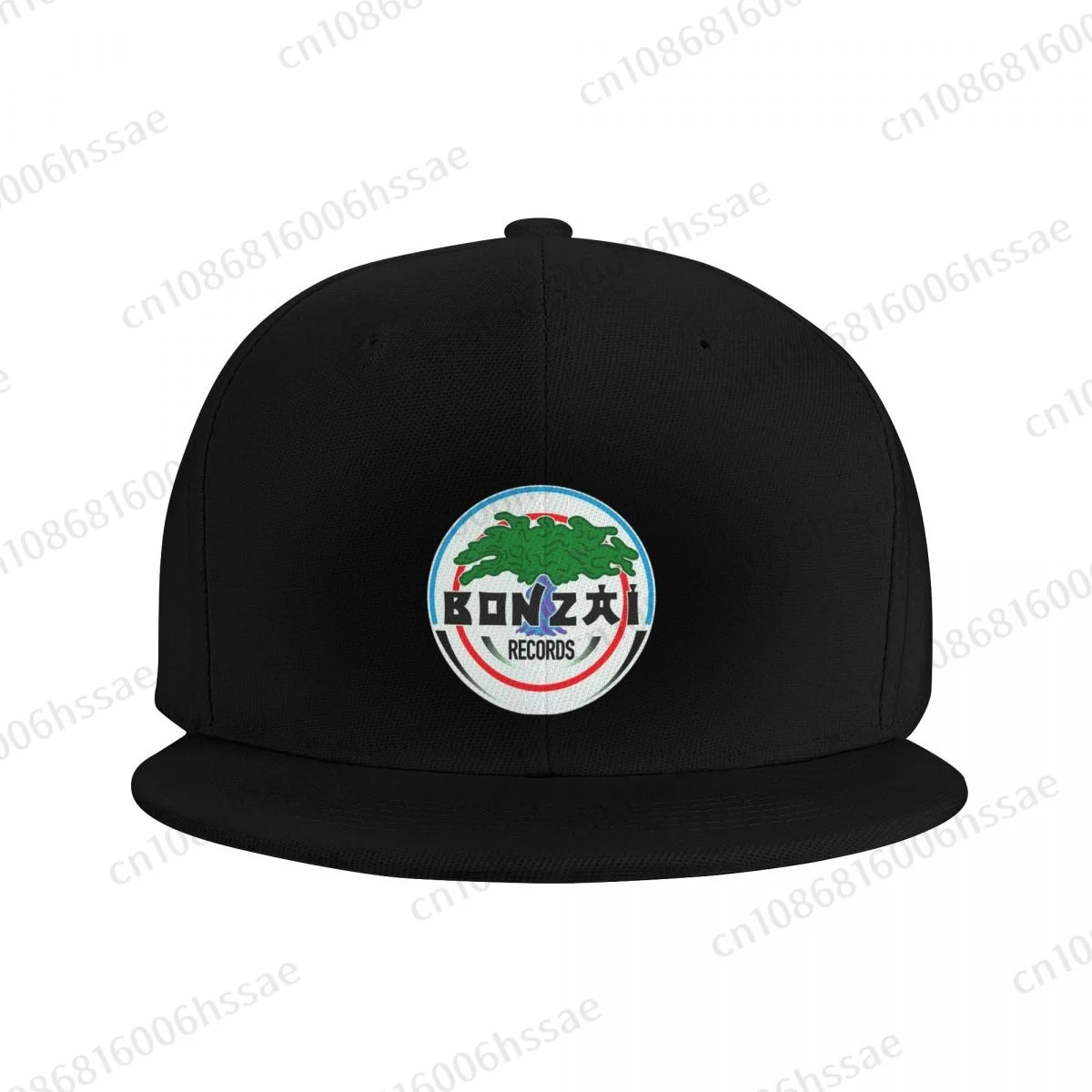 Bonzai Records Hip Hop Baseball Caps Fashionable Outdoor Hat Running Adult Men Women Flat Hats