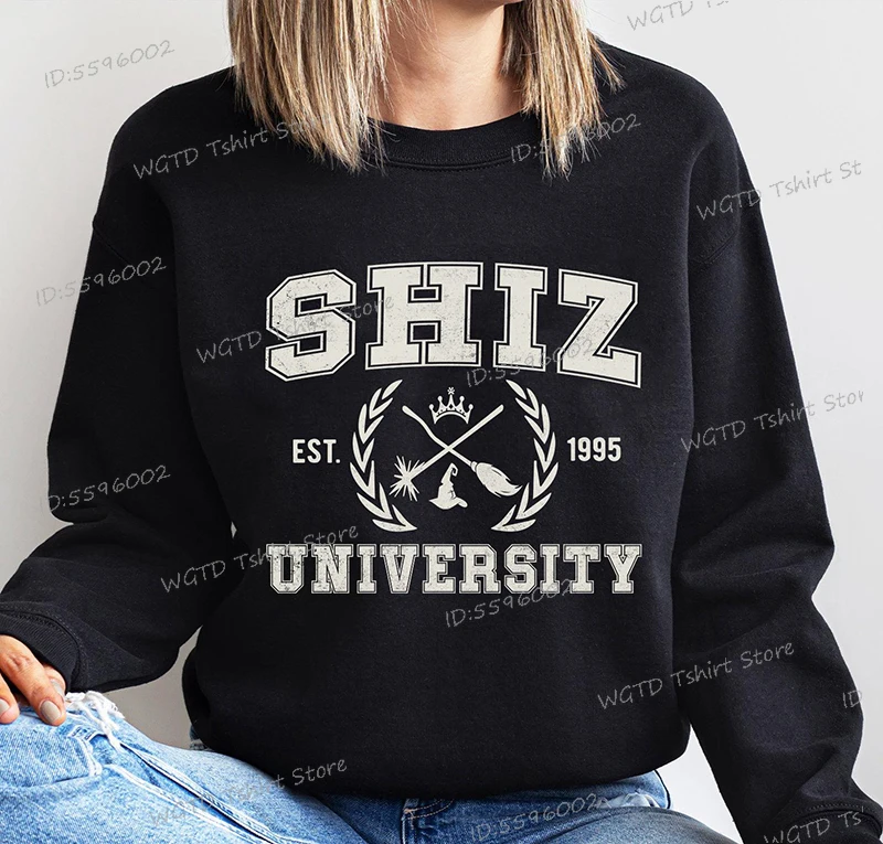 Shiz University Sweatshirt, Wickeds Shirt, Wizard Shiz Uni Hoodies, Musical Movie Hoodies,Women's Clothing,Hoodies & Sweatshirts