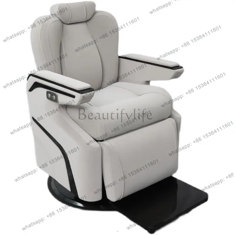 Collapsible physiotherapy chair haircut Lifting large chassis hair cutting chair