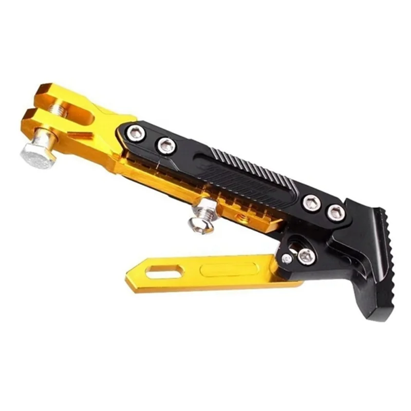 

NEW-Adjustable For Motorcycle Kickstand Parking Foot Side Support Stand For Motorcycles