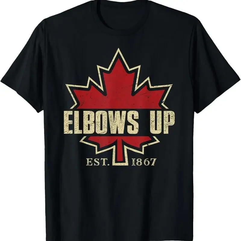 Elbows Up Canada True North Strong Free Proud Canadian T Shirt Unisex
