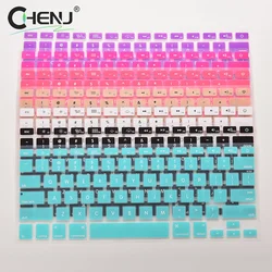 Colorful Silicone Keyboard Cover Sticker For Macbook Air 13 Pro 13 15 17 Protector Sticker Film 28.7cm X 11.9cm Keyboard Skin