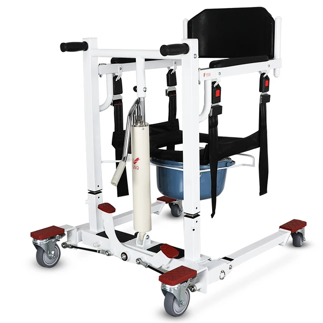 Electric Moving Disabled Patient Lift Transfer Chair Transport Bathroom Commode Toilet Seat         Transfer Chair
