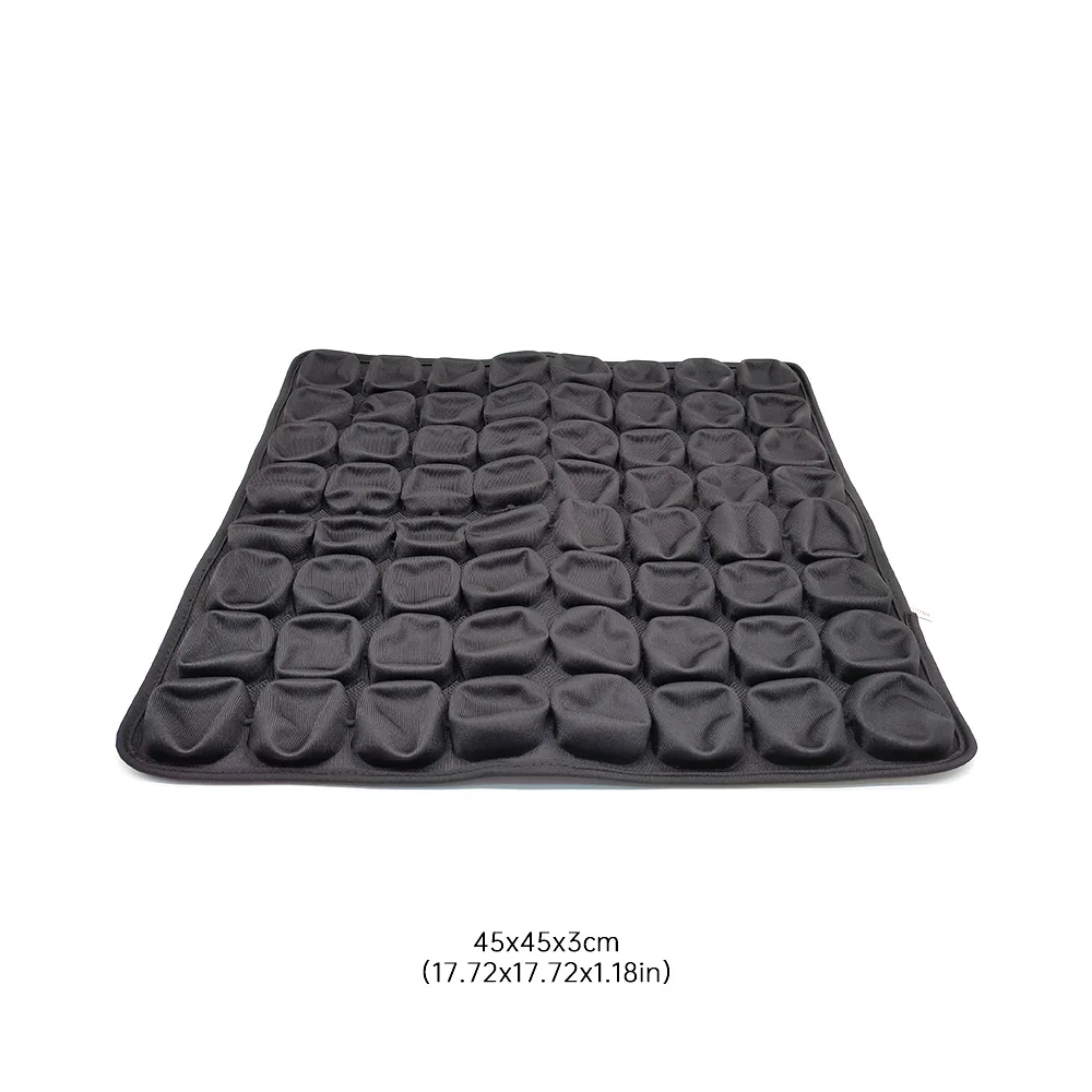 3D Inflatable Seat Cushion with Storage Bags Lightweight Adjustable Travel Air Cushion for Car Home Office Chair Wheelchair