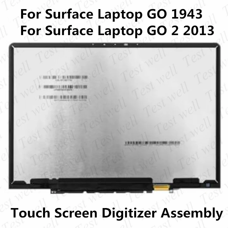 

12.4" LCD For Microsoft Surface Laptop GO 1943 Surface Laptop GO 2 2013 LCD Display Touch Screen Digitizer Assembly Replacement