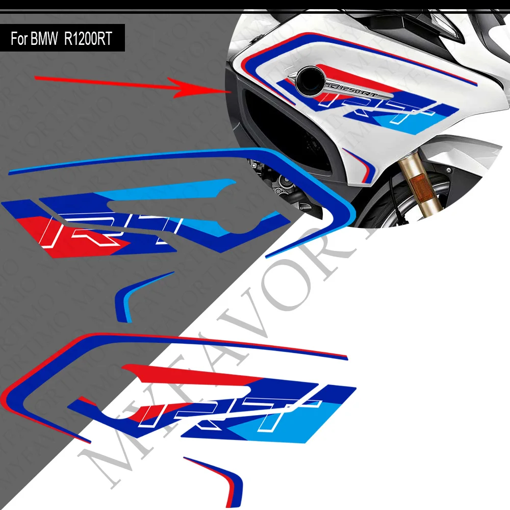 Précieux autocollants de protection de coussretours, kit de poignées de carénage, garde-boue, coffre à bagages, décalcomanies pour BMW Runder RT R 1200 RT, 2022, 2023, 2024