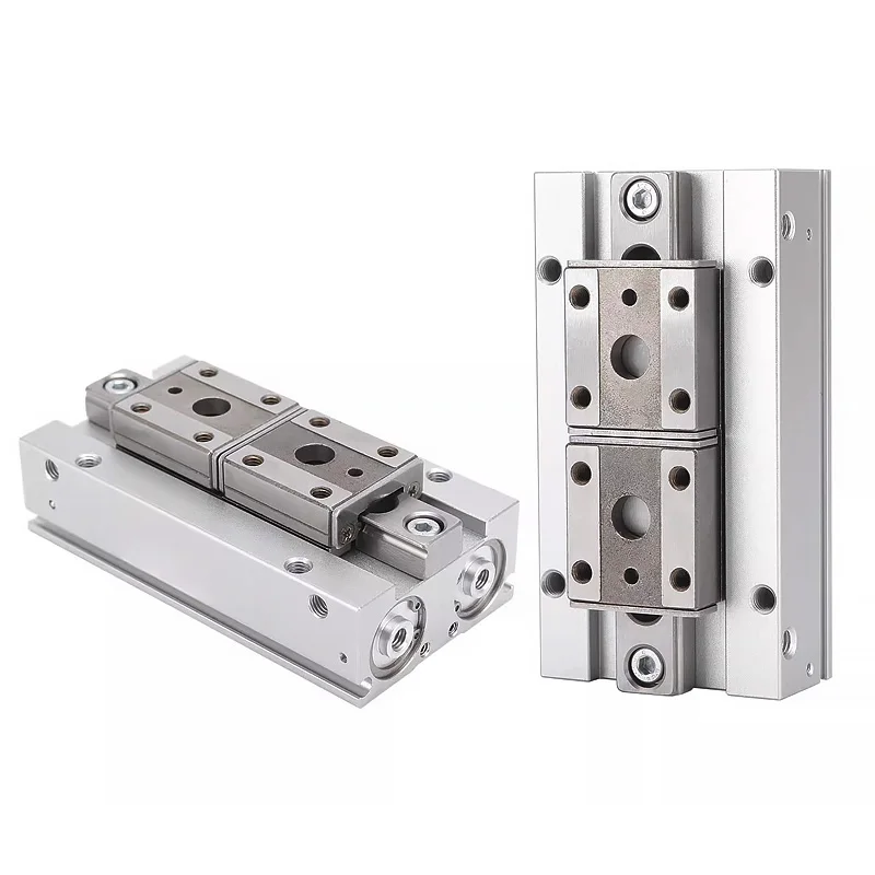 Low Profile Parallel Gripper MHF Thin Air Claw Guide Slide Cylinder MHF2-8D MHF2-12D1 MHF2-16D2 MHF2-20DR Double Acting