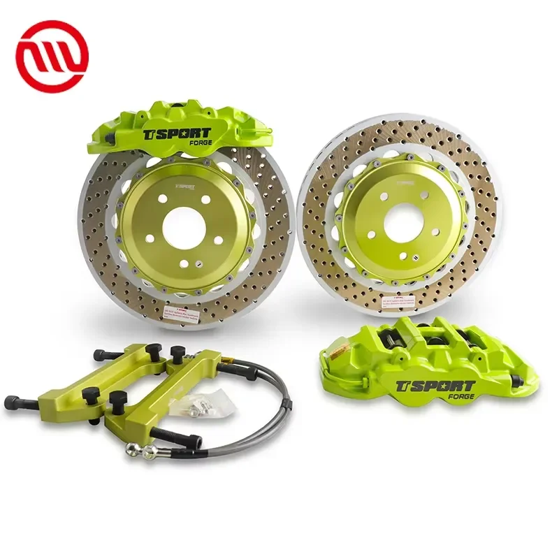 TTSPORT Big Racing 4 Piston Brake Caliper TT5410 Caliper Set for camry 86 Innova Accord Odyssey