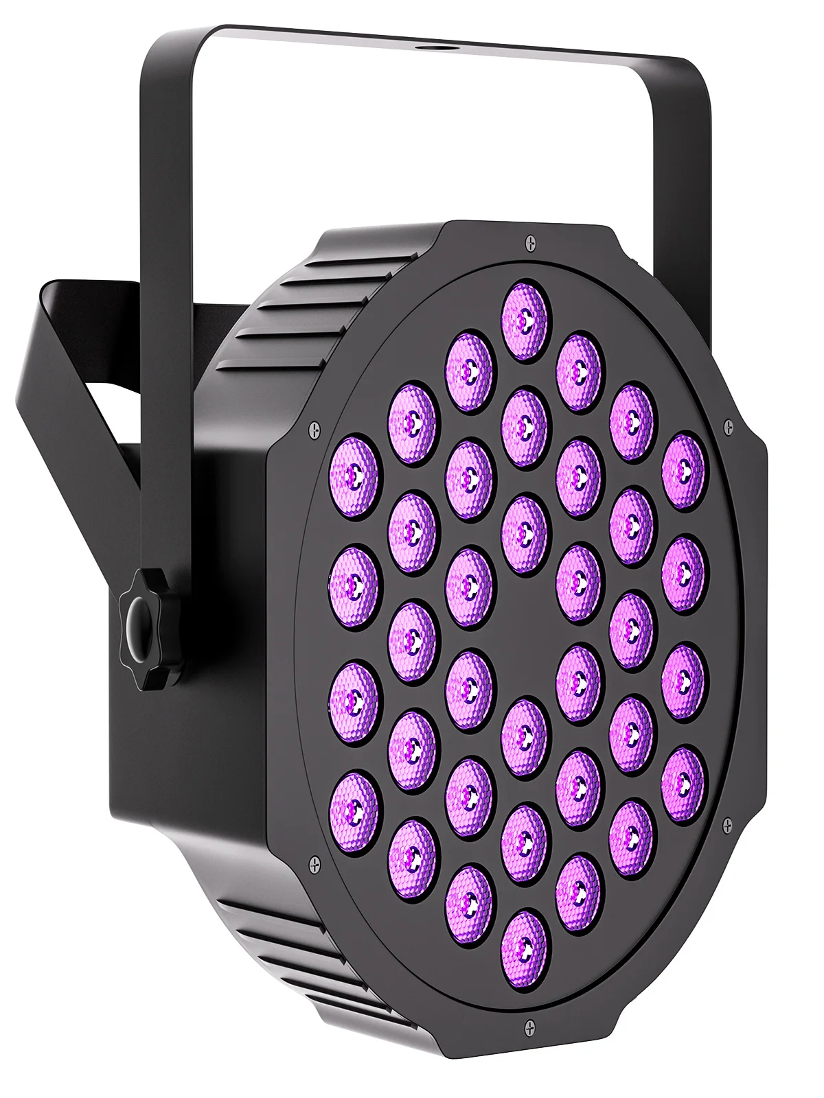 U'King 4PCS 108W UV Schwarzlicht 36 LED Bühne Flache Par Beleuchtung Fernbedienung DMX512 Effekt für DJ Disco Weihnachten zeigen Licht