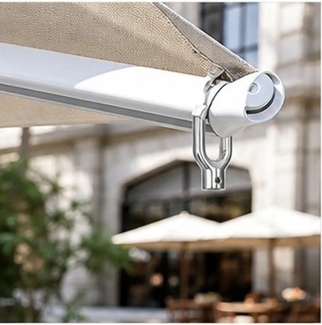 2Pcs Multi Function Awning Rail Ring Hooks Smooth Finish Heavy Duty for Camper Awning Replacement Parts Rv Camping Shade Hook
