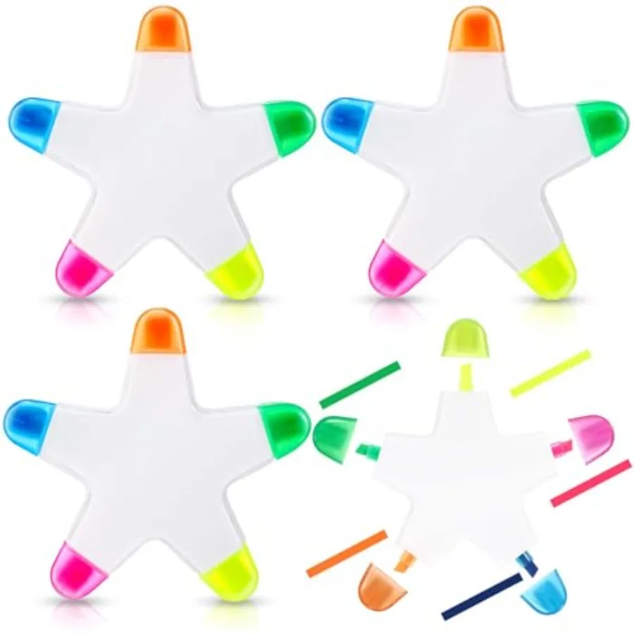 

Back to School Gift Highlighters Bulk Highlighters Creative Watercolor Cute Pens -in-1 Color Fluorescent Pens for Office Statio