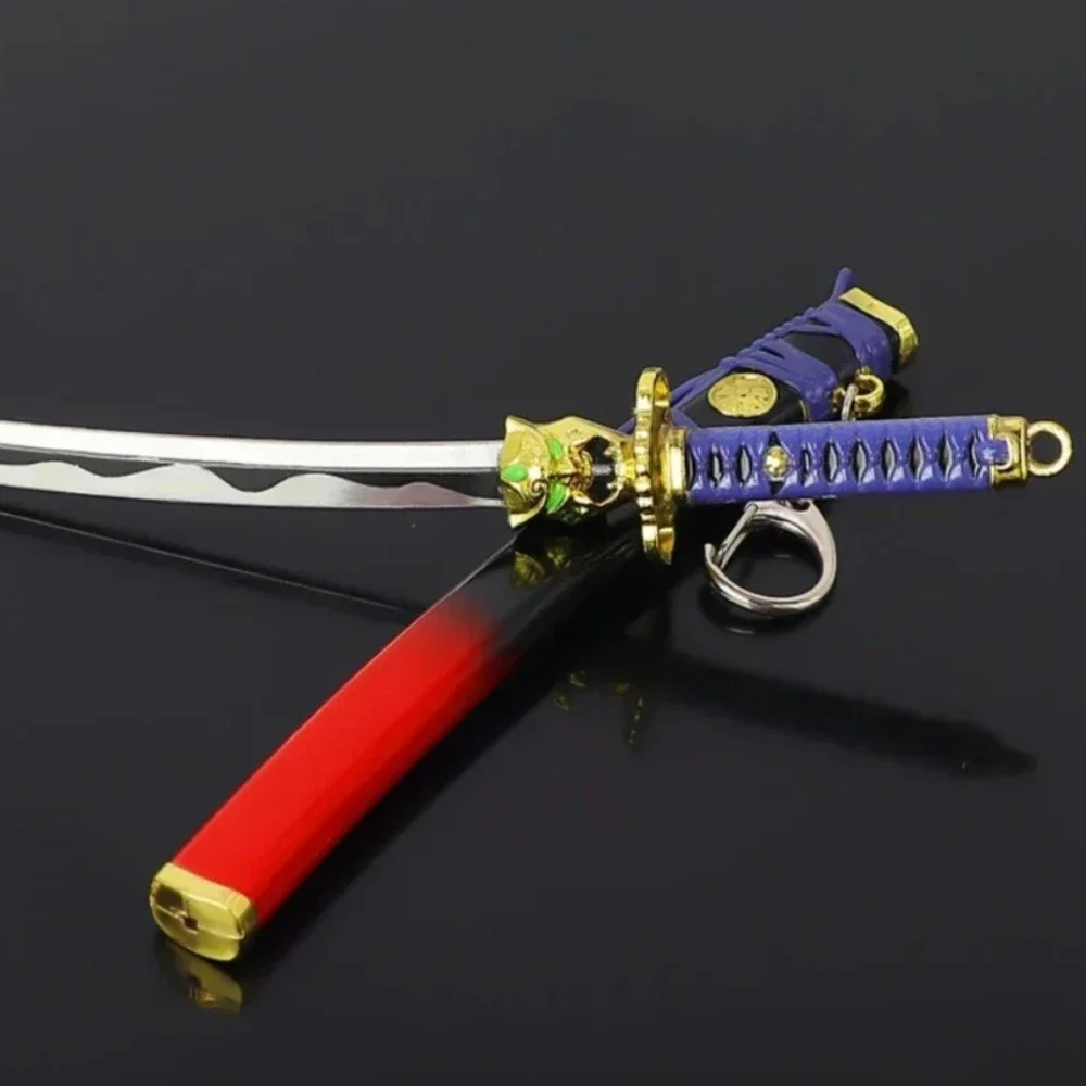 22cm Valorant Weapon Oni Claw Onimaru Kunitsuna Model Melee Sword Weapon Keychain Replica for Boy Katana Christmas Gift Toys