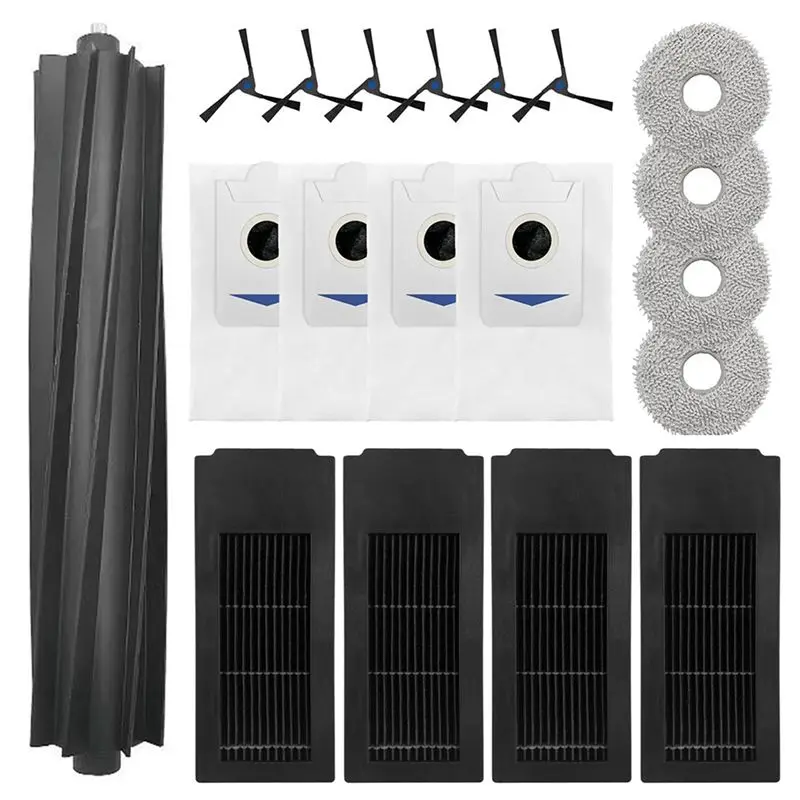 

A20F-основная резиновая щетка, боковая щетка, фильтры Hepa, мешки для пыли, тряпки для швабры, аксессуары для робота-пылесоса ECOVACS DEEBOT X2 X2pro