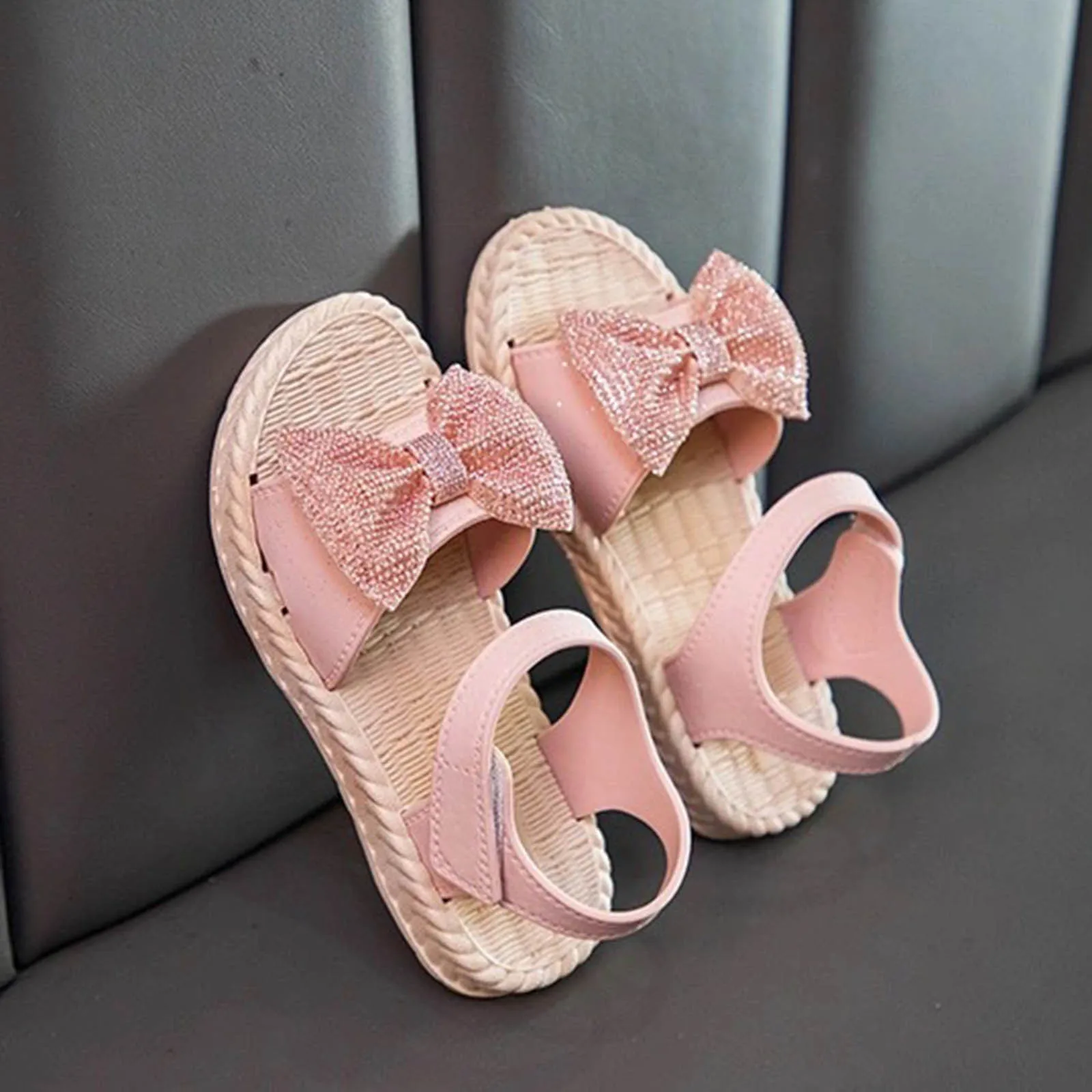 طفل فتاة ملابس طفل أطفال الرضع الفتيات Soild Bowknot Princress أحذية لينة وحيد عدم الانزلاق الأولى مشوا طفل تخزين