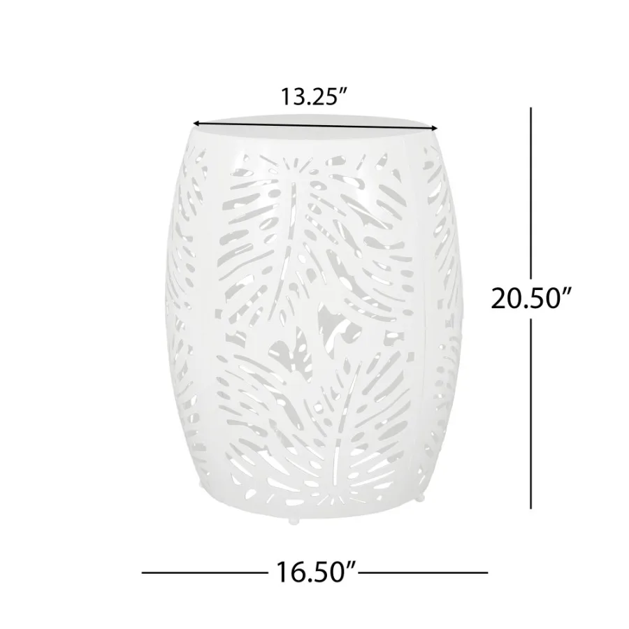 Meja ujung logam Besar