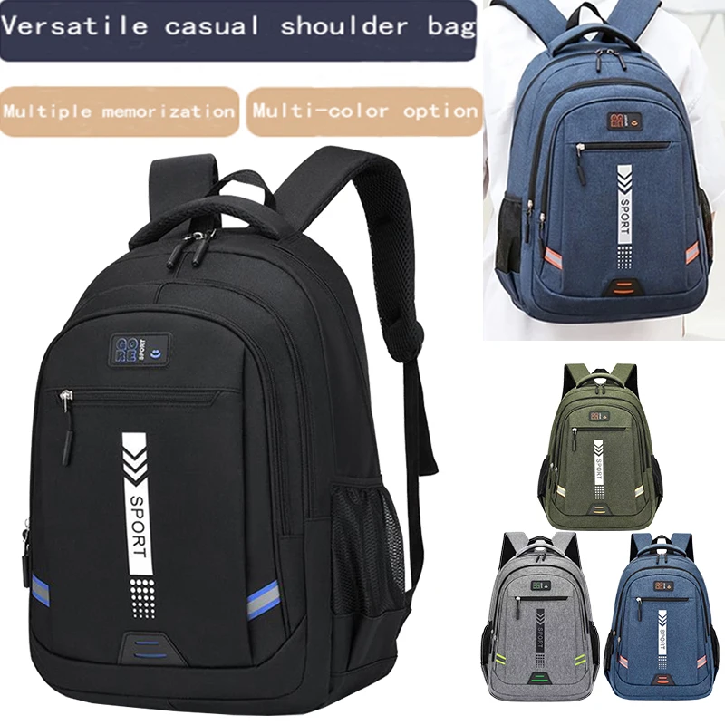 حقيبة ظهر رياضية كاجوال متعددة الألوان، متعددة الاستخدامات، متعددة الأقسام، للتنقل اليومي/الخارج، أنيقة وعملية