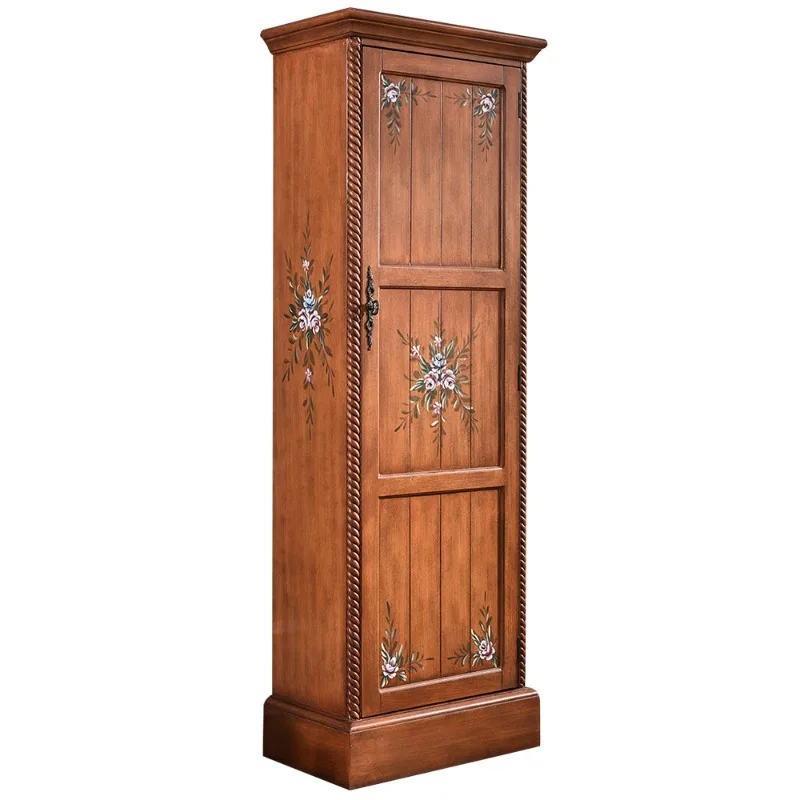 

Solid wood American entrance hall cabinet shoe entrance cabinet balcony bag storage wardrobe