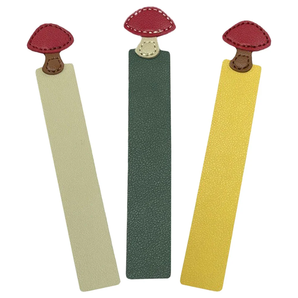 3 Pcs Mushroom Bookmark Darts Bookmarks for Books Students Reading Supply Artificial Mini Child