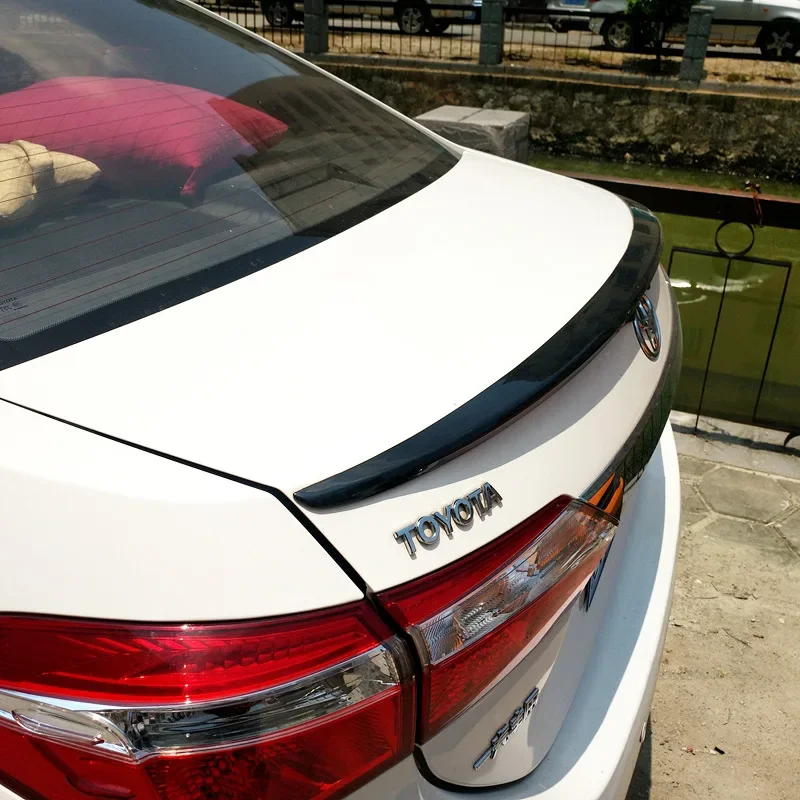 

Подходит для 14-18 Corolla Tail Wing Corolla Неперфорированный спойлер багажника хвостового крыла