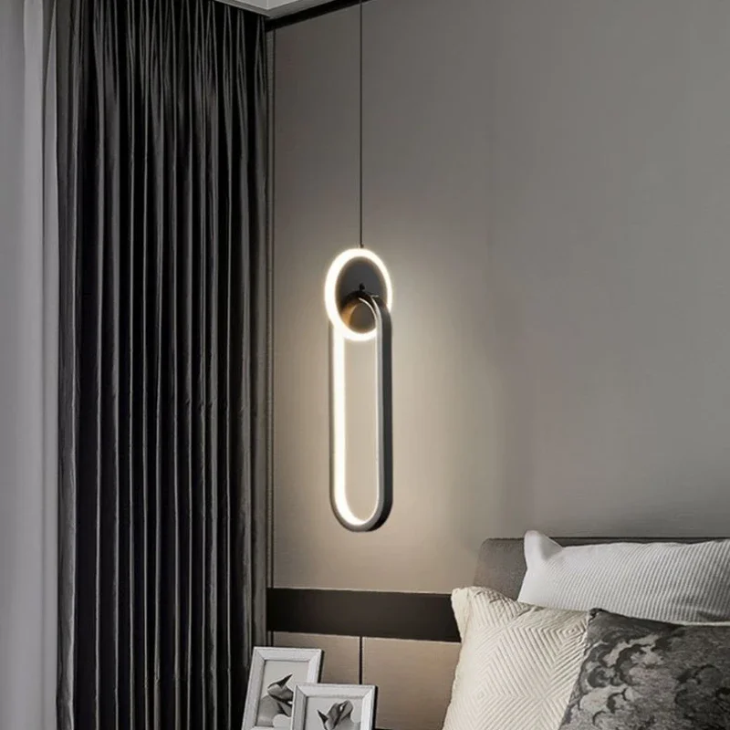 

Ceiling Chandelier Modern Simple Bedside Pendant Light Led Nordic Minimalist Living Room Decor Dining Luxury Lighting Lamps