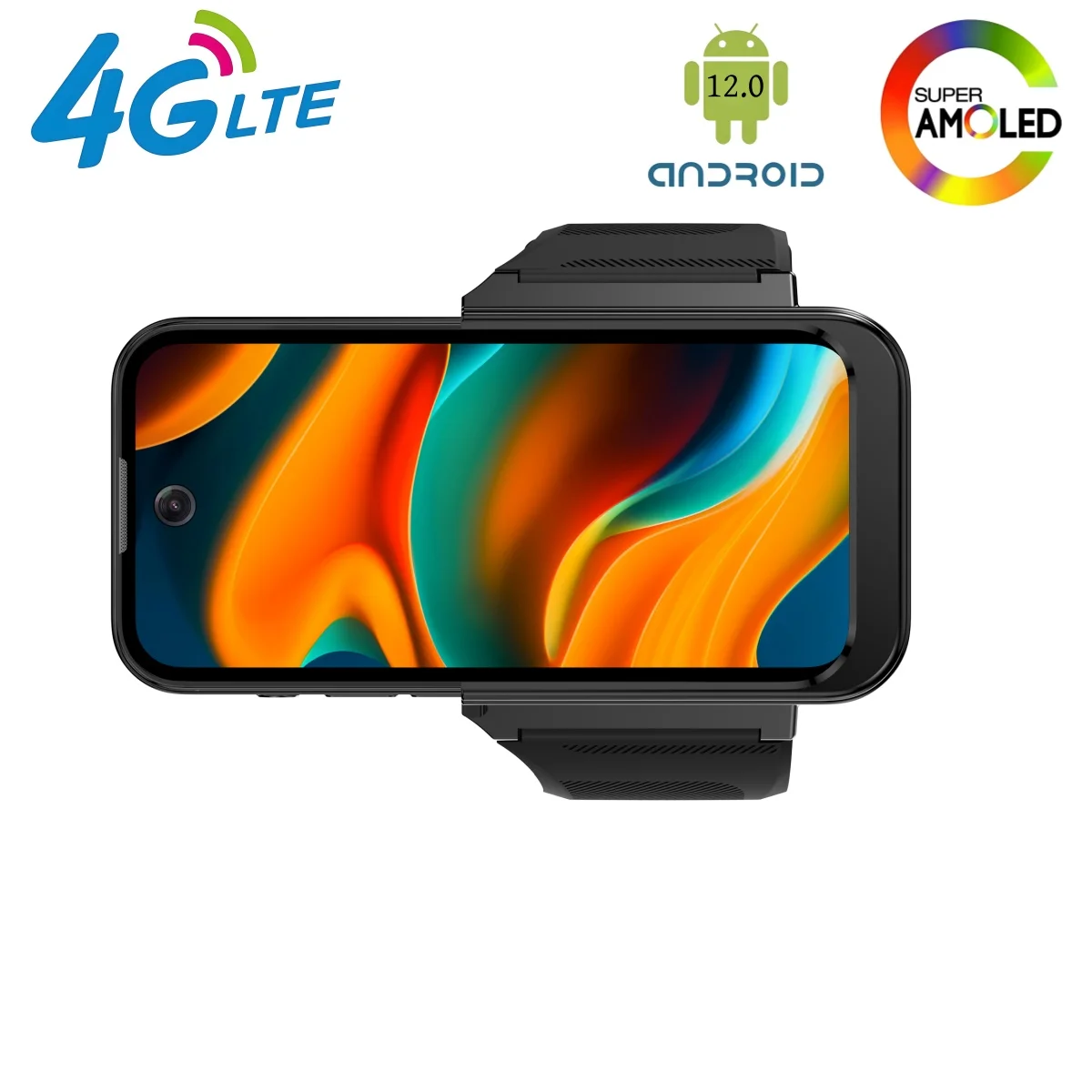 Smart Watch Phone 8GB RAM 256GB ROM Android 12.0 Face Unlock 2700mAh 4G LTE Type-C OTG 3.97‘’ Screen Detachable Smartwatch
