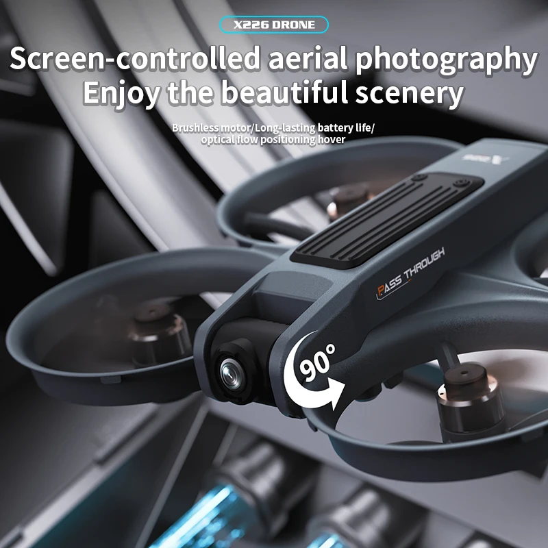 Lenovo X226 GPS Drone 8K Aerial HD Dual Camera Intelligent Obastacle Avoidance 5G WIFI  Brushless Power Exclusive HD VR Drone