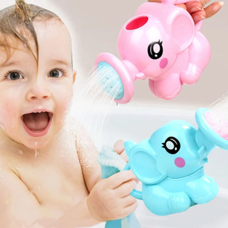 Adorável elefante água sprinkler banho areia para jogar brinquedo bebê piscina praia dropship