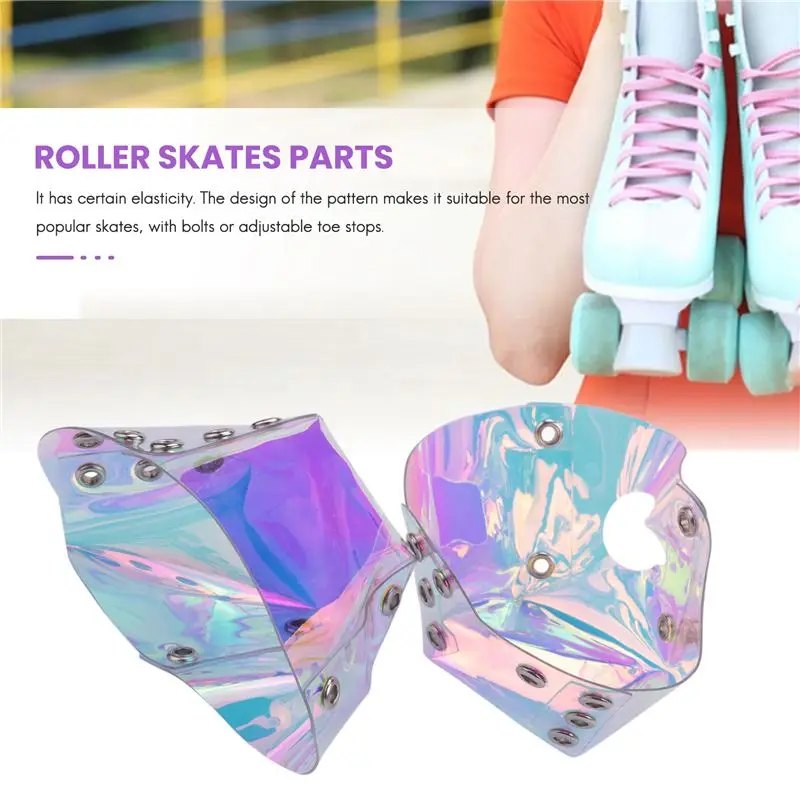 RTENTE-1 Pair Skate Toe Guards PVC Roller Skate Toe Caps For Roller Skates Toe Cap Protective Cover Shoe Shield view 4
